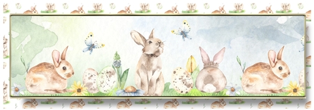 Landscape Lge DL - Easter Bunnies by Davina Rundle