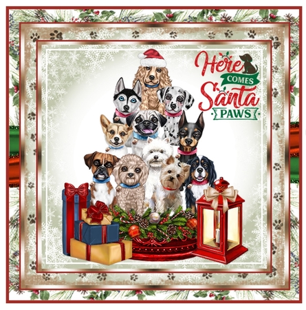 Here Comes Santa Paws 02 Mini Page Kit by Davina Rundle