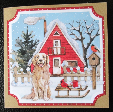 CHRISTMAS DOG by Davina Rundle