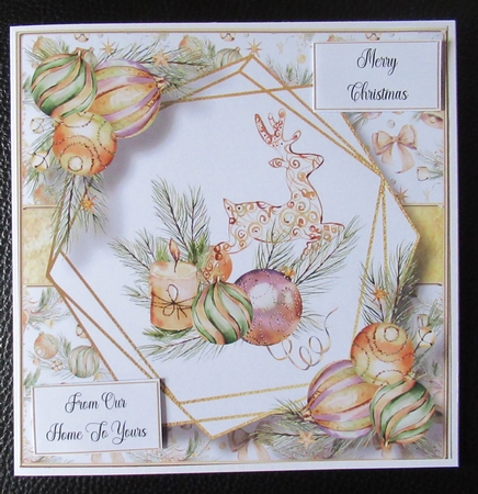 Gorgeous Golden Christmas - Stag by Davina Rundle