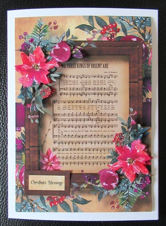 Christmas Carol Sheet Music - We Three Kings Of Orient Are by Davina Rundle