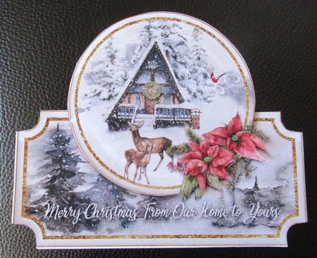 Winter Woods Circle Tent Card Kit-2 by Davina Rundle