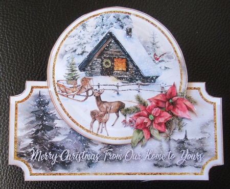 Winter Woods Circle Tent Card Kit-3 by Davina Rundle