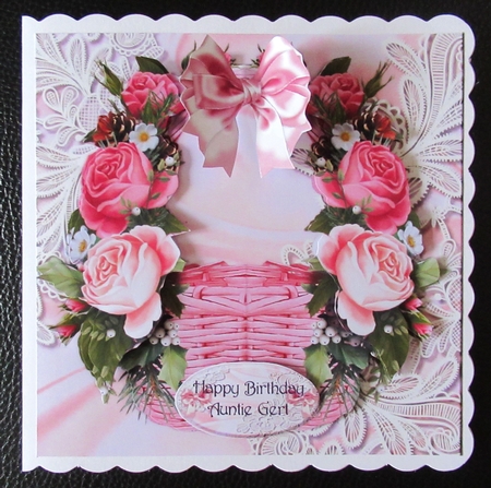  Pink basket  Mini Kit by Davina Rundle