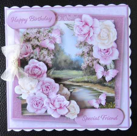 Woodland Pond - Decoupage Card Mini Kit by Davina Rundle