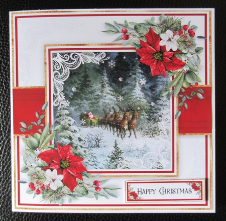 Santa and Sleigh No.2 by Davina Rundle