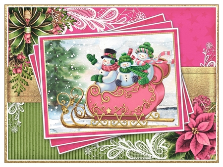 The Pink Snow Bunch 5X7 BUNDLE- 2 by Davina Rundle