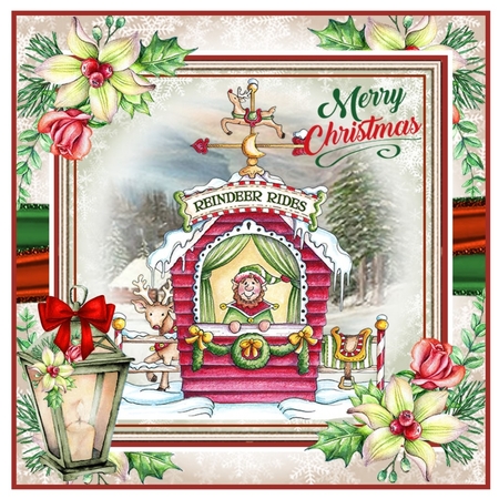 Reindeer Rides Mini Page Kit by Davina Rundle