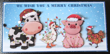 CHRISTMAS FARM ANIMALS by Davina Rundle
