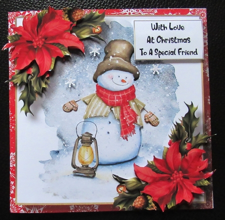 Watercolour Snowman 3 by Davina Rundle