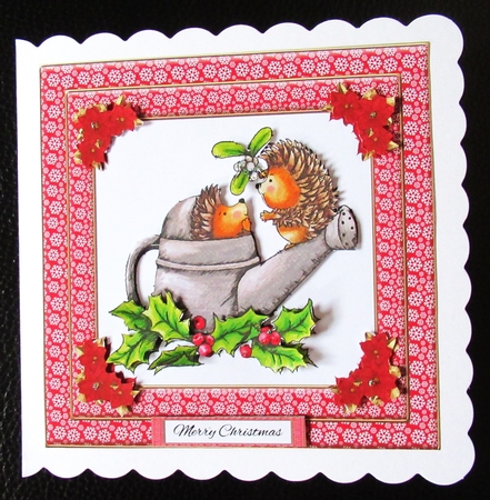 Mistletoe Hedgehogs by Davina Rundle
