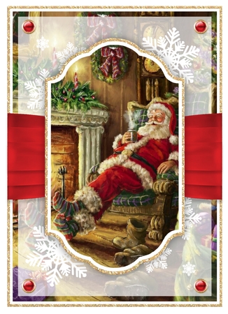 Santa Claus 7x5 No.4 by Davina Rundle