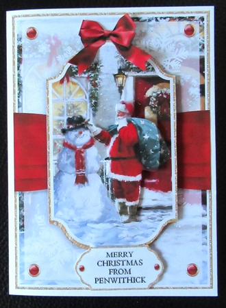 Santa Claus 7x5 No.5 by Davina Rundle