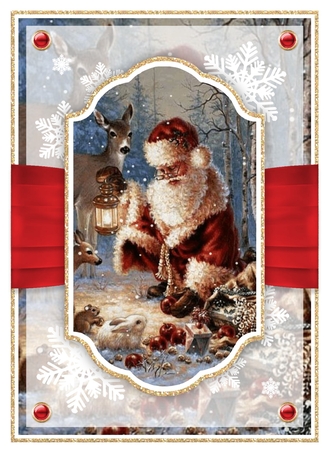 Santa Claus 7x5 No.6 by Davina Rundle