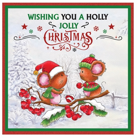 Holly Jolly Christmas Mini Kit 7x7 by Davina Rundle