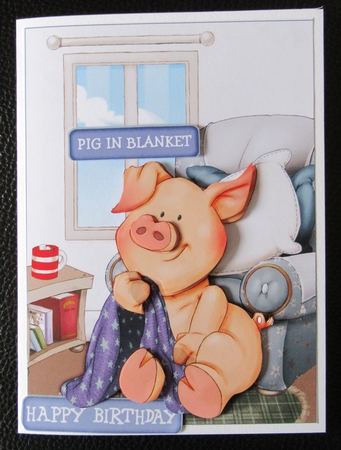 Pigs in Blankets Pumpkin by Davina Rundle