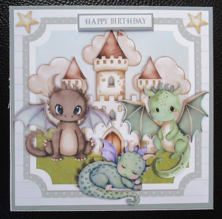 DRAGONS CASTLE mini kit by Davina Rundle