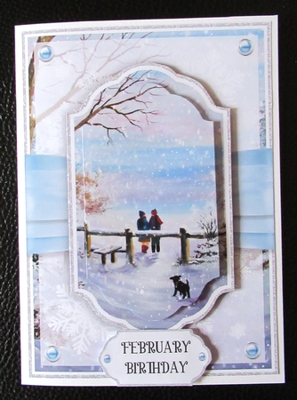 A Walk in the Snow 7x5 inch No.6 by Davina Rundle