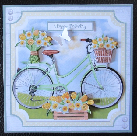 SPRING BIKE green by Davina Rundle