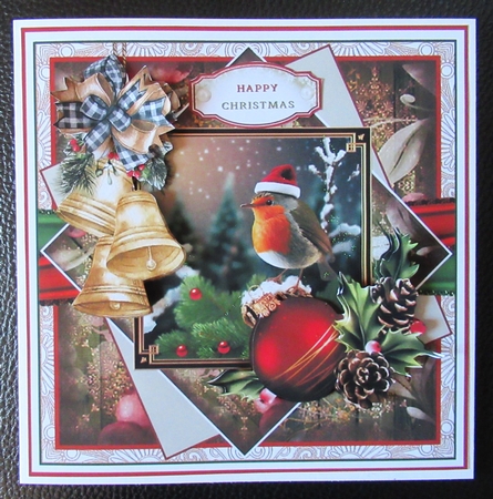 Cute Christmas Robin 03 Mini Page Kit by Davina Rundle