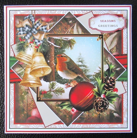 Cute Christmas Robin 04 Mini Page Kit by Davina Rundle