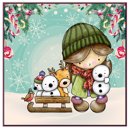 Sleighing the Snowmen by Davina Rundle