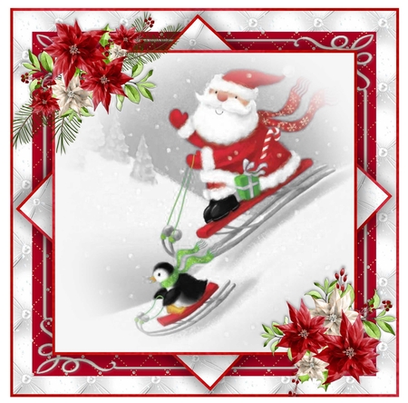 Santa & The Penguin Mini Kit #5 by Davina Rundle