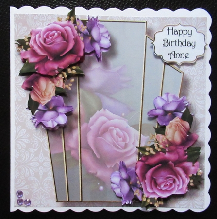Art Deco Beautiful Floral - Belle Epoque Roses by Davina Rundle