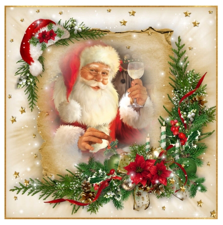 Heres Santa Bumper Kit #1   by Davina Rundle