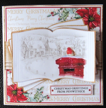 Christmas Postbox Open Book 7x7 inch Bumper Set by Davina Rundle