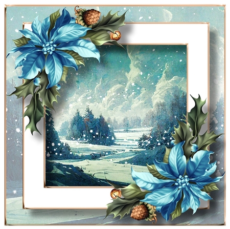 Beautiful Winter Landscape Christmas 2 by Davina Rundle