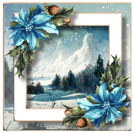 Beautiful Winter Landscape Christmas 4 by Davina Rundle