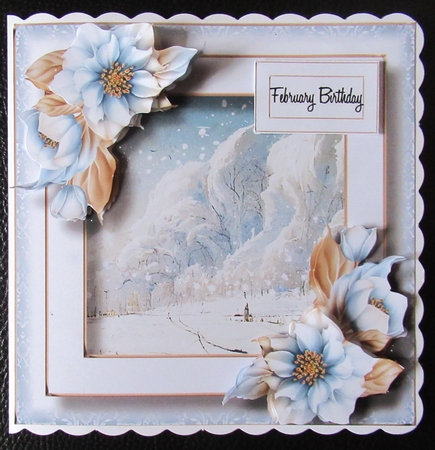 Gorgeous Winter Landscape Birthday 1 by Davina Rundle