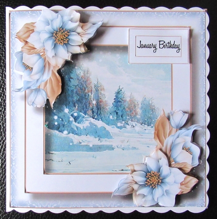 Gorgeous Winter Landscape Birthday 3 by Davina Rundle