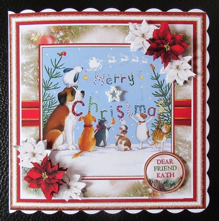 Festive Friends Mini Page Kit by Davina Rundle