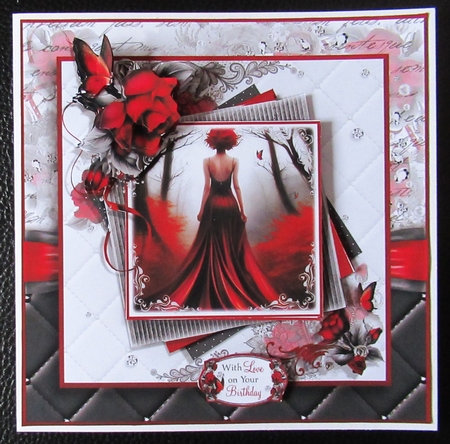 Lady in Red by Davina Rundle