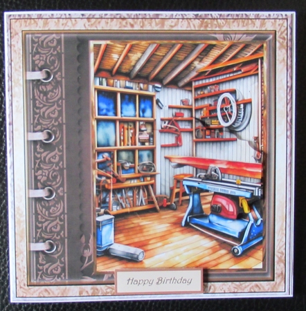 The handy mans shed 7x7 with pyramid by Davina Rundle