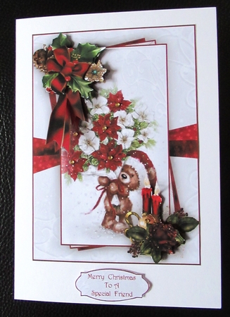 Christmas Teddy 2 5X7 Mini Kit #2   by Davina Rundle