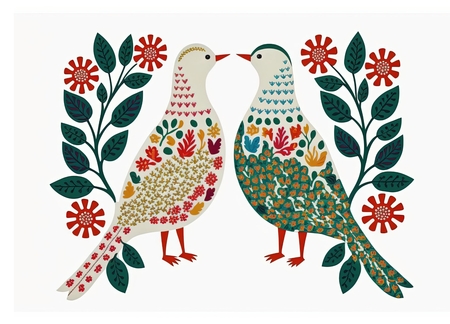 two turtle doves -12 days of christmas Featured Gallery Photo