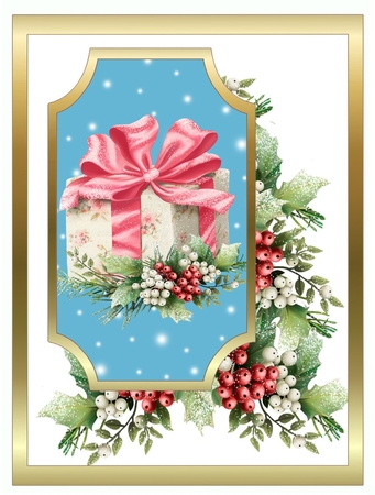 Christmas gift box 5x7inches by Davina Rundle