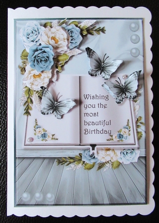 Birthday Roses Book A5 Mini Kit by Davina Rundle