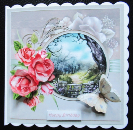 Path in the woods 7x7 by Davina Rundle