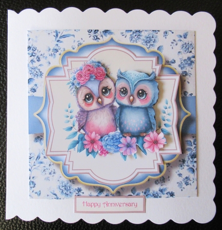 Owls in love toppers by Davina Rundle