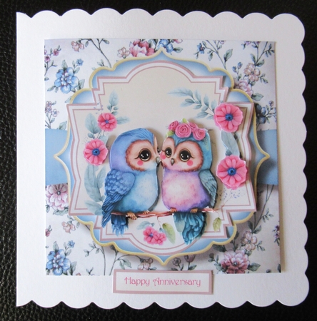 Owls in love toppers by Davina Rundle