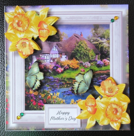 Beautiful Spring Cottage With Flowers Bumper Kit by Davina Rundle