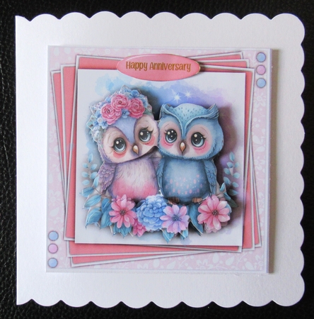8x8 Mini Kit, Beautiful Love Owls by Davina Rundle