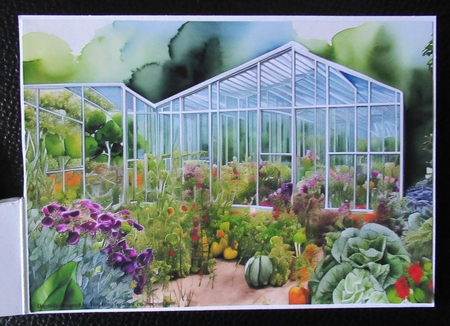 Flowers and vegetables by Davina Rundle