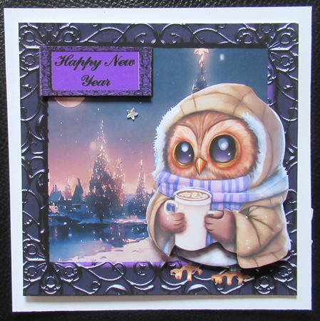 Owl New Year  by Davina Rundle