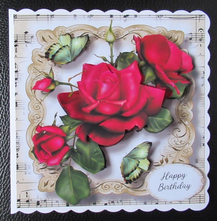 Fabulous Floral With Sheet Music Bumper Kit 2 by Davina Rundle