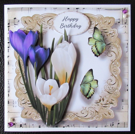 Fabulous Floral With Sheet Music Bumper Kit 3 by Davina Rundle
